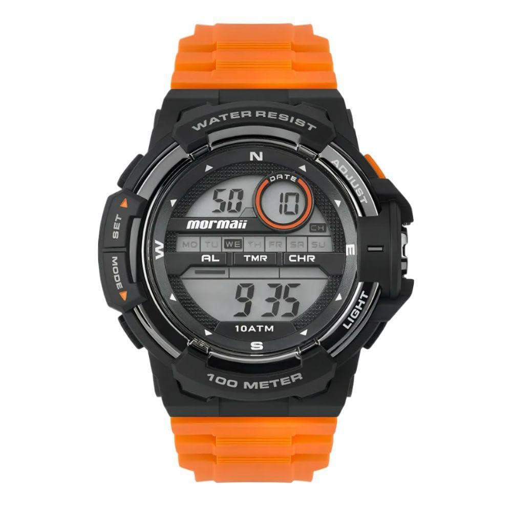 Relógio Mormaii Masculino Wave Laranja - Mo03665ab/8l | Amazon.com.br